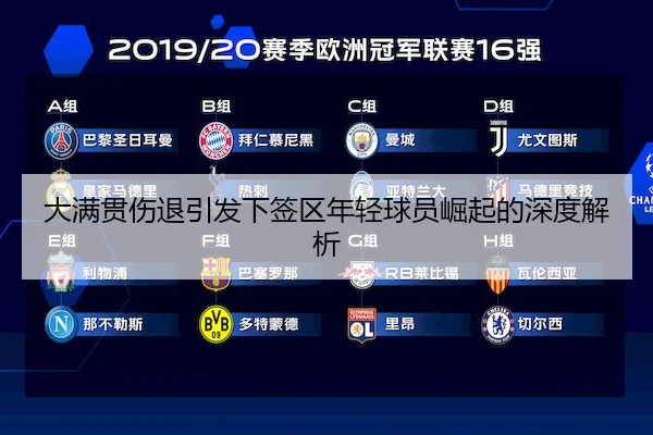 大满贯伤退引发下签区年轻球员崛起的深度解析